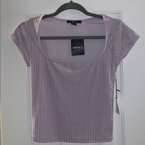 forever 21 lilac shirt
